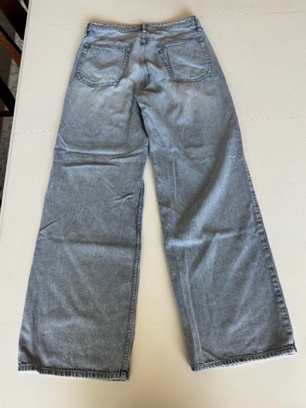 rag & bone Light Wash Wide-Leg Lori Cloud Jeans - Picture 3 of 9